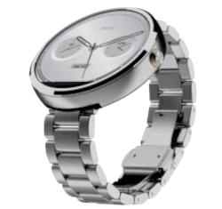 Motorola Moto 360 18mm Metal Slim Band Light Silver watch