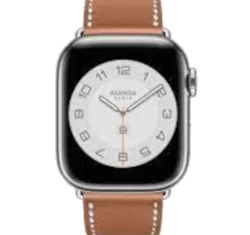Apple Watch Series 3 Hermes 42mm SS Marine Gala Leather Single Tour Eperon GPS Cellular watch
