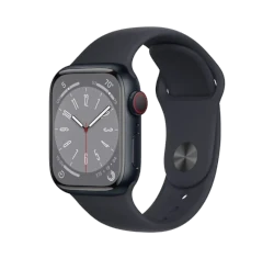 Apple Watch Series 8 41mm Midnight Aluminum Case With Sport Band GPS Celullar