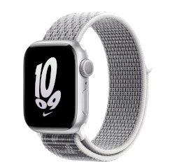 Apple Watch Series 8 41mm Silver Aluminum Case With Nike Sport Loop GPS Only
