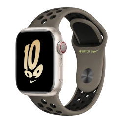 Apple Watch Series 8 41mm Starlight Aluminum Case with Nike Sport Band GPS Celullar watch