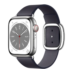 Apple Watch Series 8 45mm Silver Stainless Steel Case With Modern Buckle GPS Celullar