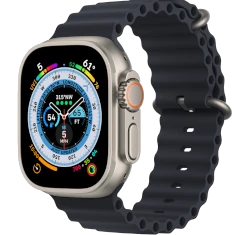 Apple Watch Ultra 49mm Titanium Case With Midnight Ocean Band